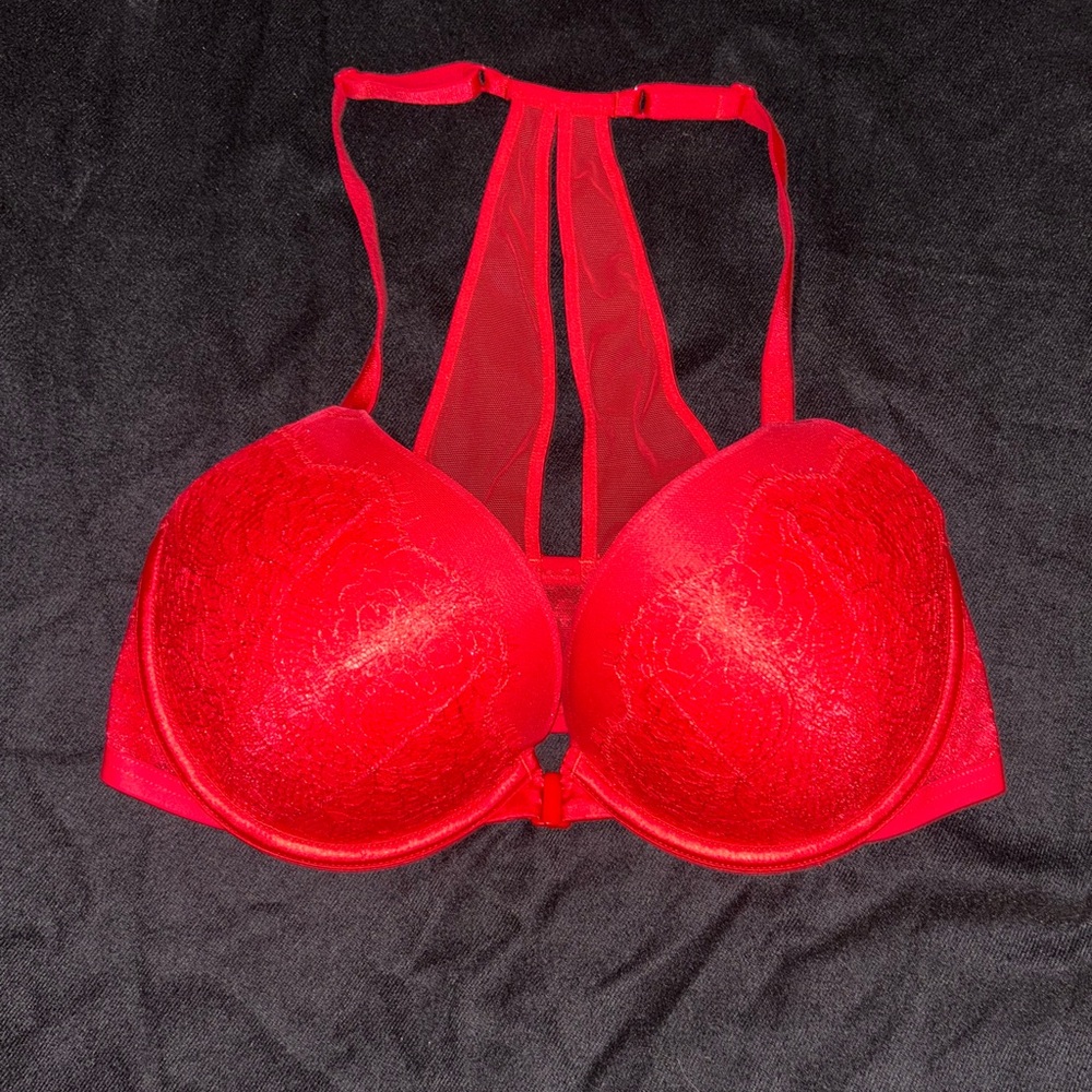 Victoria’s Secret Red lace push up bra